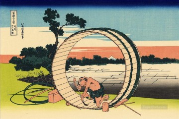  Hokusai Pintura al %C3%B3leo - campo de visión fujimi fuji en la provincia de owari Katsushika Hokusai Ukiyoe